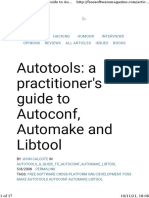 Autotools A Practitioner's Guide To Autoconf, Automake and Libtool