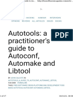 Autotools guide to Autoconf Automake Libtool