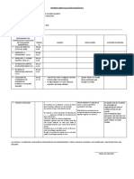 Informe Sobre Evaluación Diagnóstica