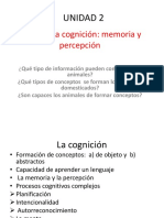 La cognición animal: memoria, percepción y formación de conceptos