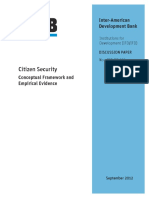 Abizanda Et Al. - 2012 - Citizen Security Conceptual Framework and Empiric
