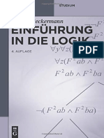 Ansgar Beckermann - Einführung in Die Logik (2014)