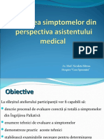 4 - Evaluarea Simptomelor Din Perspectiva Asistentului Medical