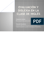 EVALUACIÓN Y DISLEXIA