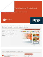 Le Damos La Bienvenida a PowerPoint