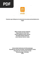 Copia de Factores que influyen en la elección de carrera universitaria de la mujer - DANNA ALEJANDRA DURAN DUARTE