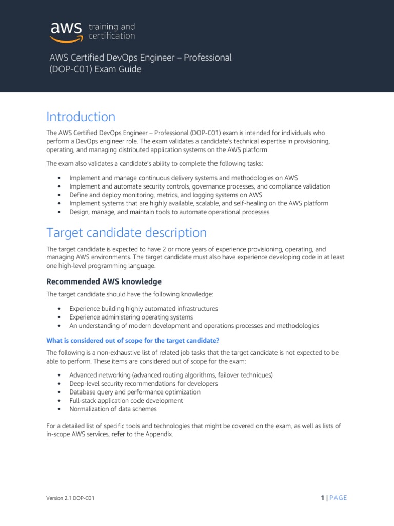AWS-DevOps-Engineer-Professional試験過去問