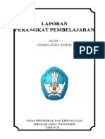 LAPORAN PERANGKAT PEMBELAJARAN