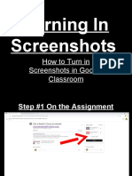 Turning in Screenshots
