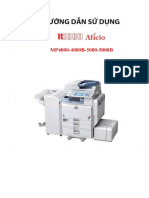 HDSD Photocopy Ricoh Aficio Mp 4000