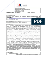 A Economia Baiana: Condicionantes Da Dependência. - Fichamento