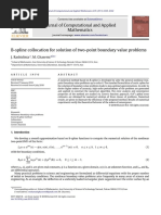 Journal of Computational and Applied Mathematics: J. Rashidinia, M. Ghasemi