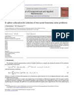 Journal of Computational and Applied Mathematics: J. Rashidinia, M. Ghasemi