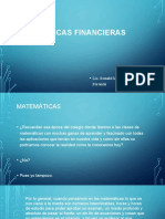 Matemáticas Financiera