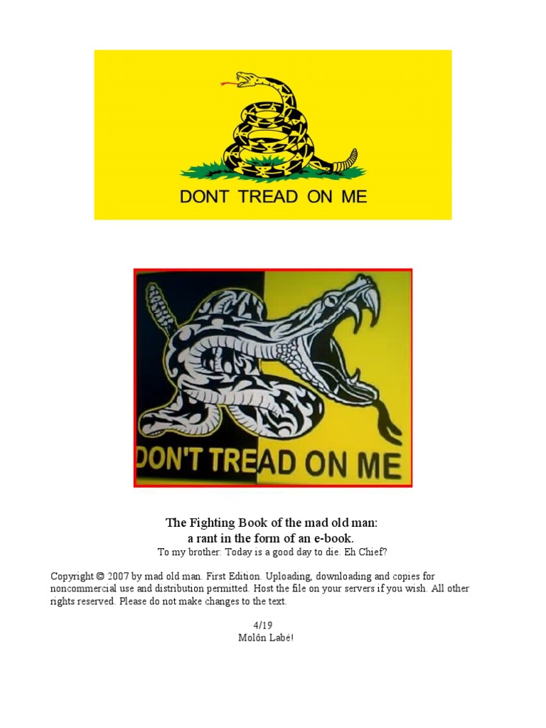 The Fighting Book of The Mad Old Man PDF Censorship Capitalism pic