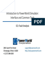 Introduction To Powerworld Simulator: Interface and Common Tools