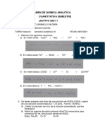 2do Examen de Quimica Analitica Cuantitativa