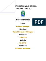 Ensayo Desafios Del Diseño Organizacional (YANEL CALCAÑO)