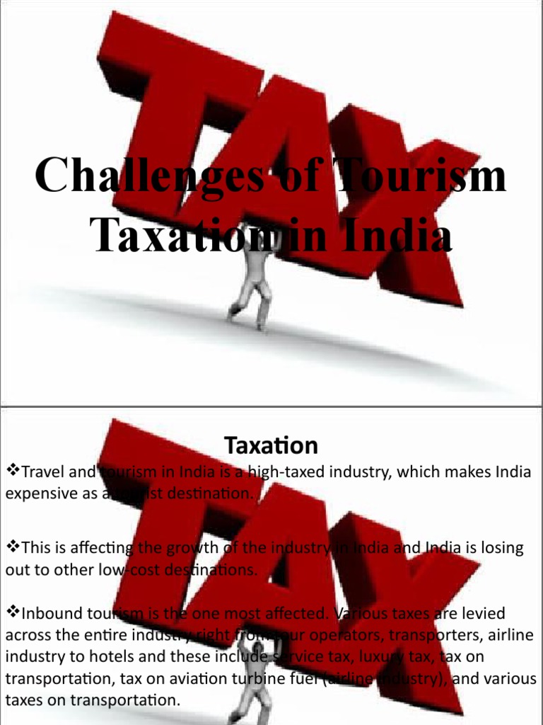 Challenges of Tourism Taxation in India PDF Taxes Tourism