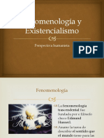 Fenomenología y Existencialismo