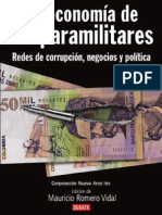 La Economía de Los Paramilitares Redes de Corrupción, Negocios y Política by Mauricio Romero (Ed.)