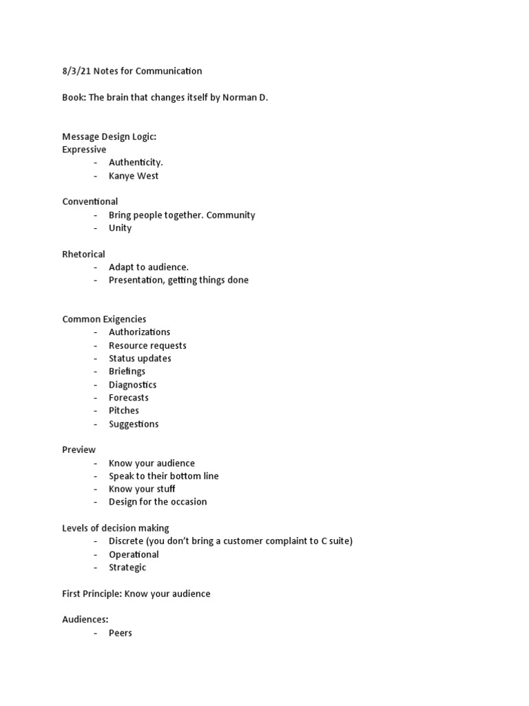 Session 2 Notes | PDF