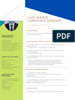 Luis Mario Lamadrid Esquer: Ingeniero Mecánico