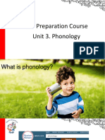 Unit 3. Phonology Presentation