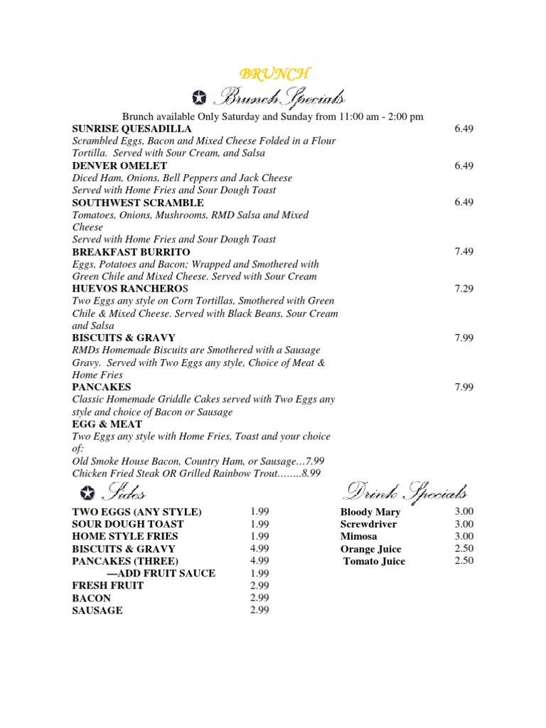 Brunch | PDF