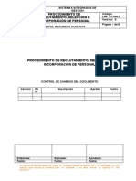 LMF 01.040.0 Procedimiento de reclutamiento, selección e incorporación de personal (1)
