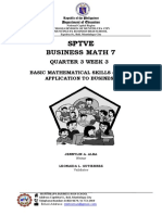 Sptve: Business Math 7