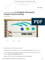 The #1 Secret of Highly Persuasive People - Future Pacing - Magnetic Speaking