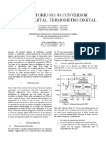 Termómetro digital PT100 con ADC de 16 bits