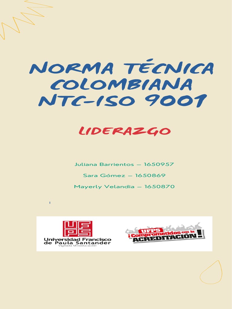 Liderazgo y Calidad en ISO 9001 | PDF | Gestión de la calidad | Calidad ...