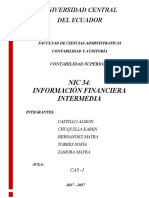 NIC 34 Informacion Financiera Intermedia