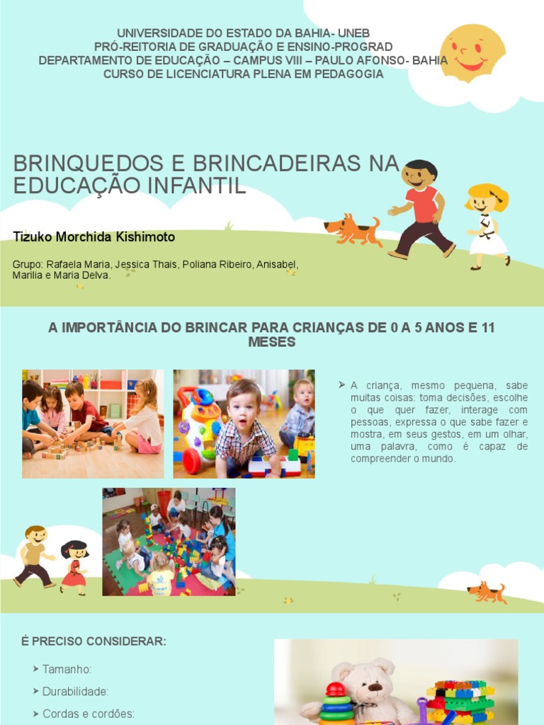Brinquedos e Brincadeiras Na Educação Infantil | PDF | Brinquedos