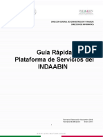 Guia Rapida Plataforma Servicios INDAABIN