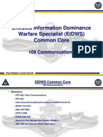 Enlisted Information Dominance Warfare Specialist (EIDWS) Common Core