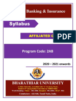 B. Com Banking & Insurance Syllabus