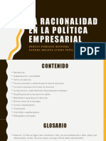 La Racionalidad en La Política Empresarial