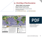 Activity On Evidences of Plate Movements