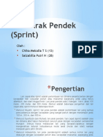 Lari Jarak Pendek Sprint