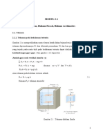 Modul 2-1 Tekanan, Hukum Pascal, Hukum Archimedes