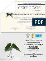 Certificate Pandu Puteri 2021