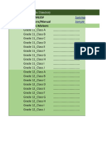 Grade 11 Class MLESF Summary Reports