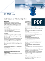 Air & Vacuum Air Valve For High Flow: PN 16 PN 25 PN 40