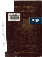 Variable Compleja Con Aplicaciones - A. David Wunsch - 2ed (Cap 1 - 4)