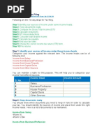 10 Easy Steps To Tax Filing