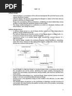 Software Design: Unit - Iii