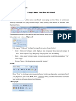 MS WORD FUNGSI MENU DAN IKON